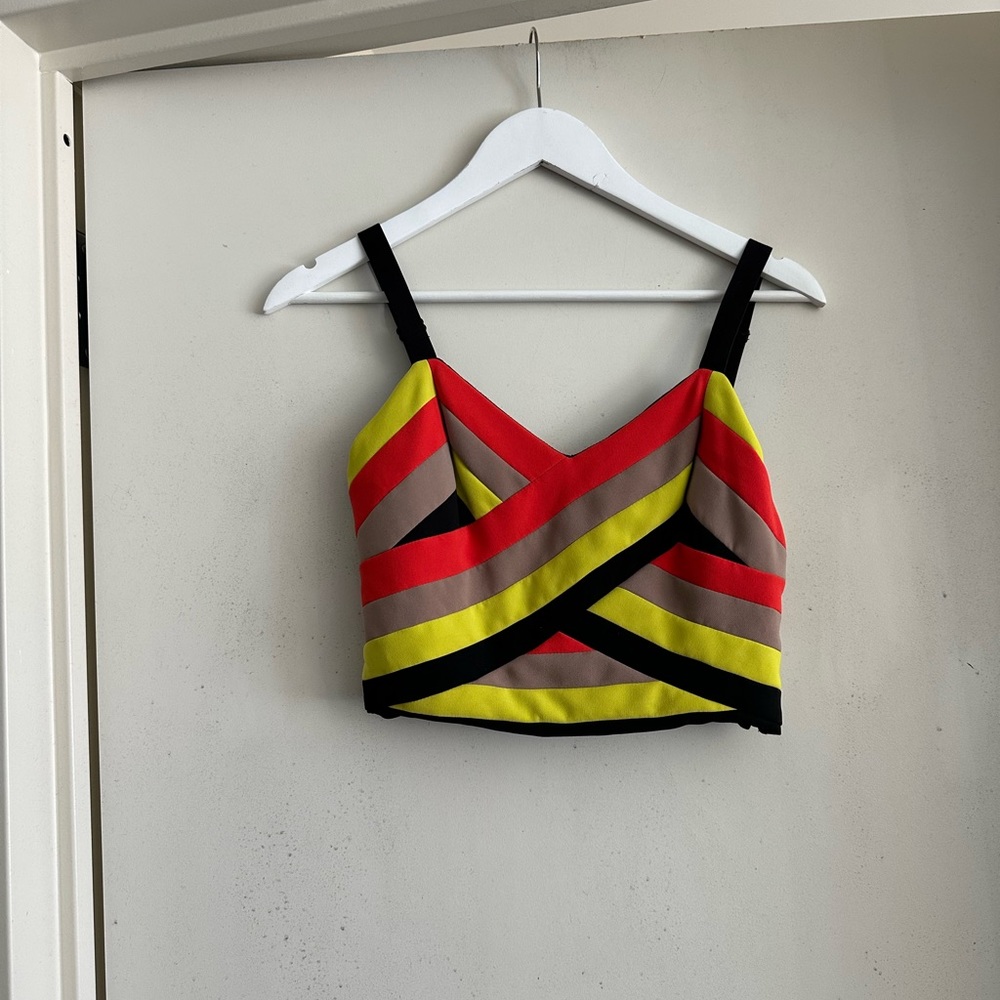Milly Striped Crop Top